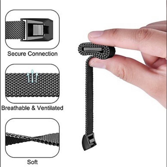 2 Pack Metal Bands for Fitbit - Picture 2 of 4